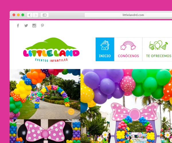 vanessa simpson littleland kids web design wordpress