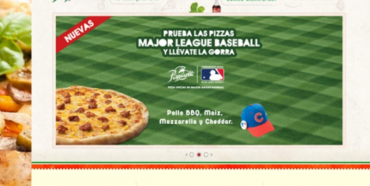 Diseño web Pizzarelli Restaurante en Wordpress
